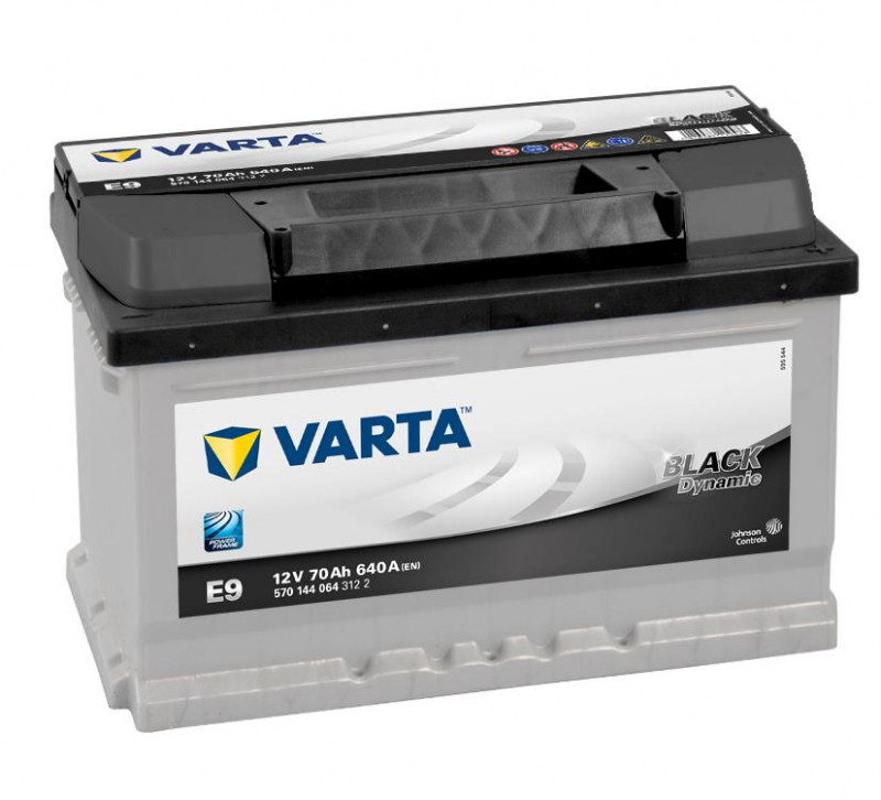 Autobaterie 70Ah Varta Black Dynamic E9