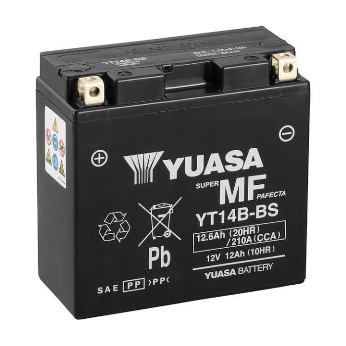 Motobaterie Yuasa Super MF YT14B-BS