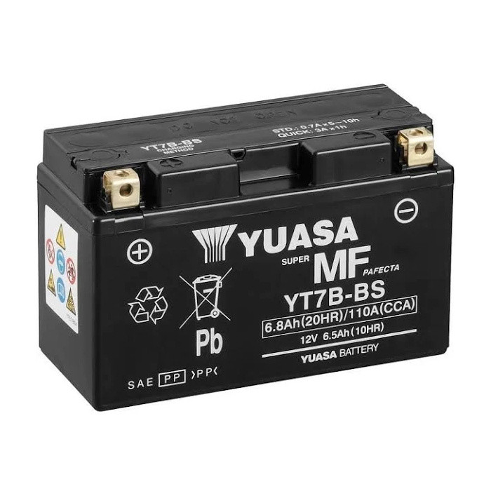 Motobaterie Yuasa Super MF YT7B-BS