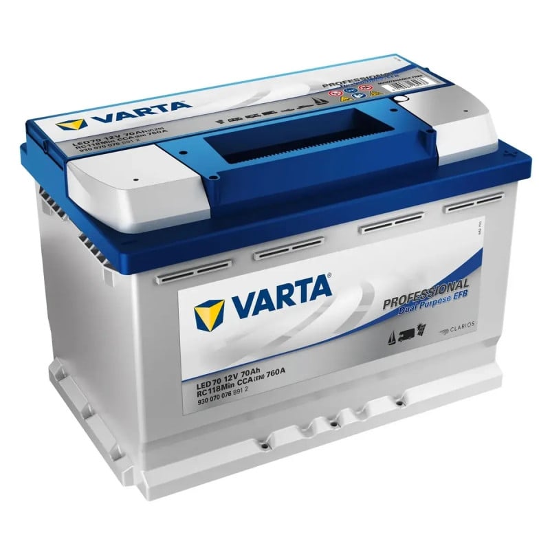 Autobaterie Varta Professional Dual Purpose EFB 70Ah