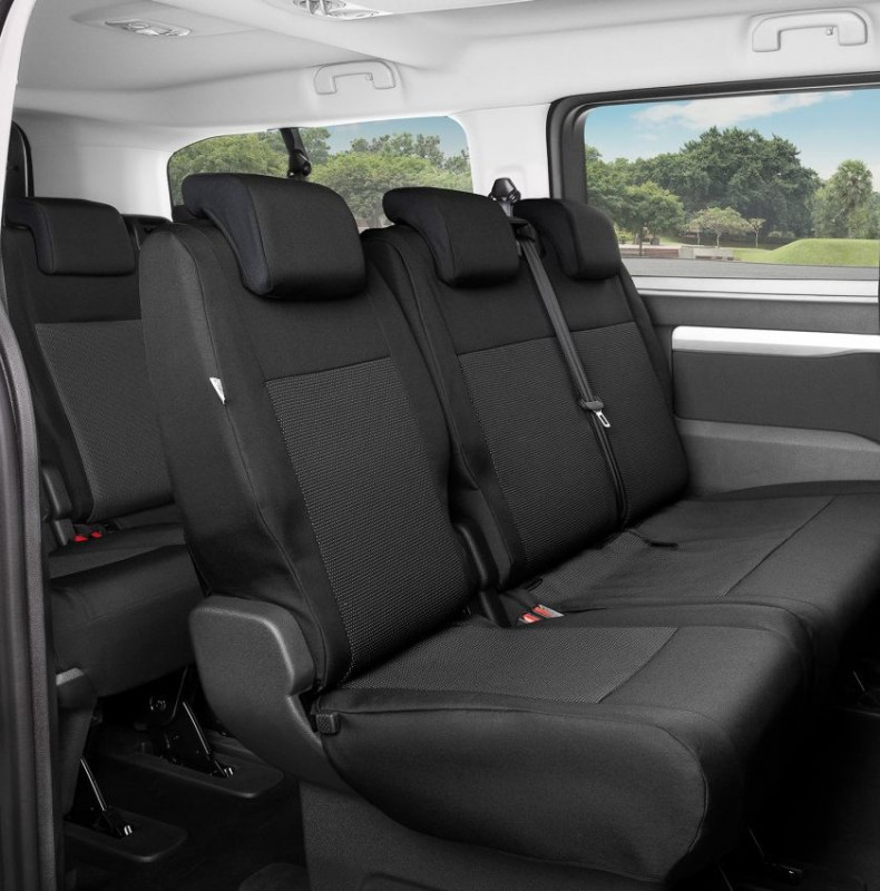 Přesné autopotahy Opel Vivaro 2019- (2 opěradla + 2 sedadla)