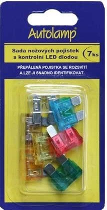 Sada pojistek ploché 5-30A 7ks (LED dioda)