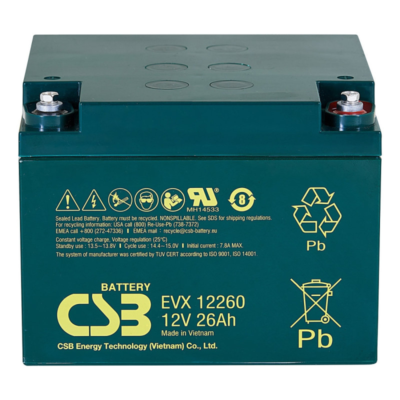 Záložní akumulátor CSB EVX12260i 12V