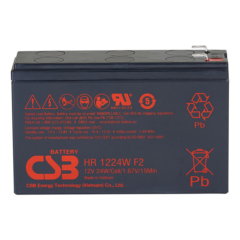 Záložní akumulátor CSB HR1224W F2F1 12V